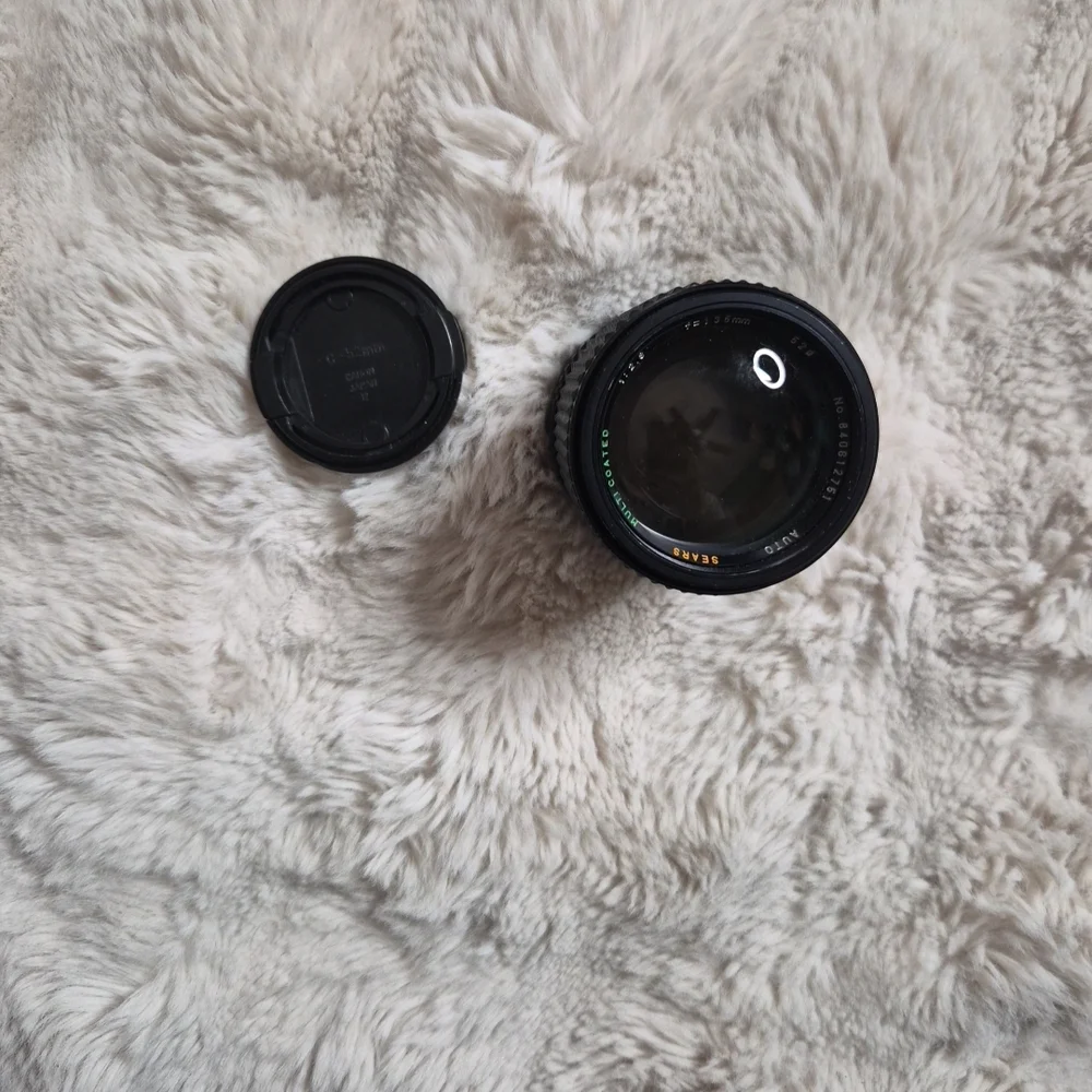 Sears Multicoated Lens F=135mm 1:2.8 Auto Zoom No 840612751 Black Canon Cap ✨️